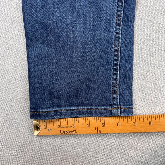 Carhartt Rugged Flex Double Front Jeans Women 8 Short Blue Workwear NEW BD5110-W - Picture 10 of 12